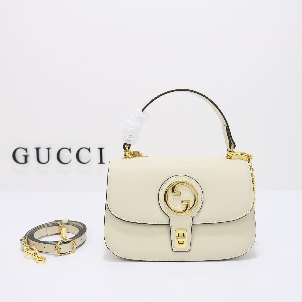 Sac à main Gucci blondie blanc  (Replica)