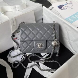 flap bag(Replica) - Grey