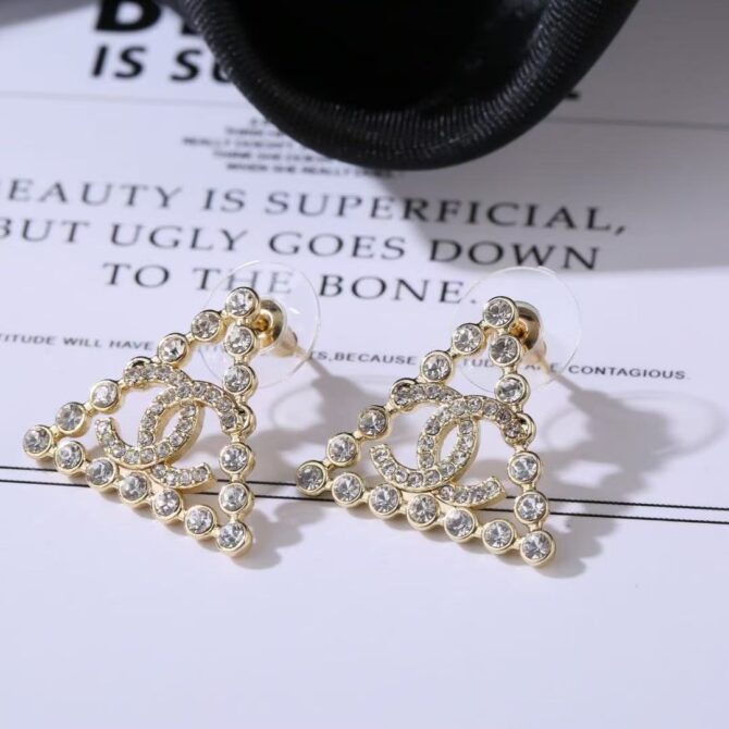Chanel earrings cc Triangular(Replica)