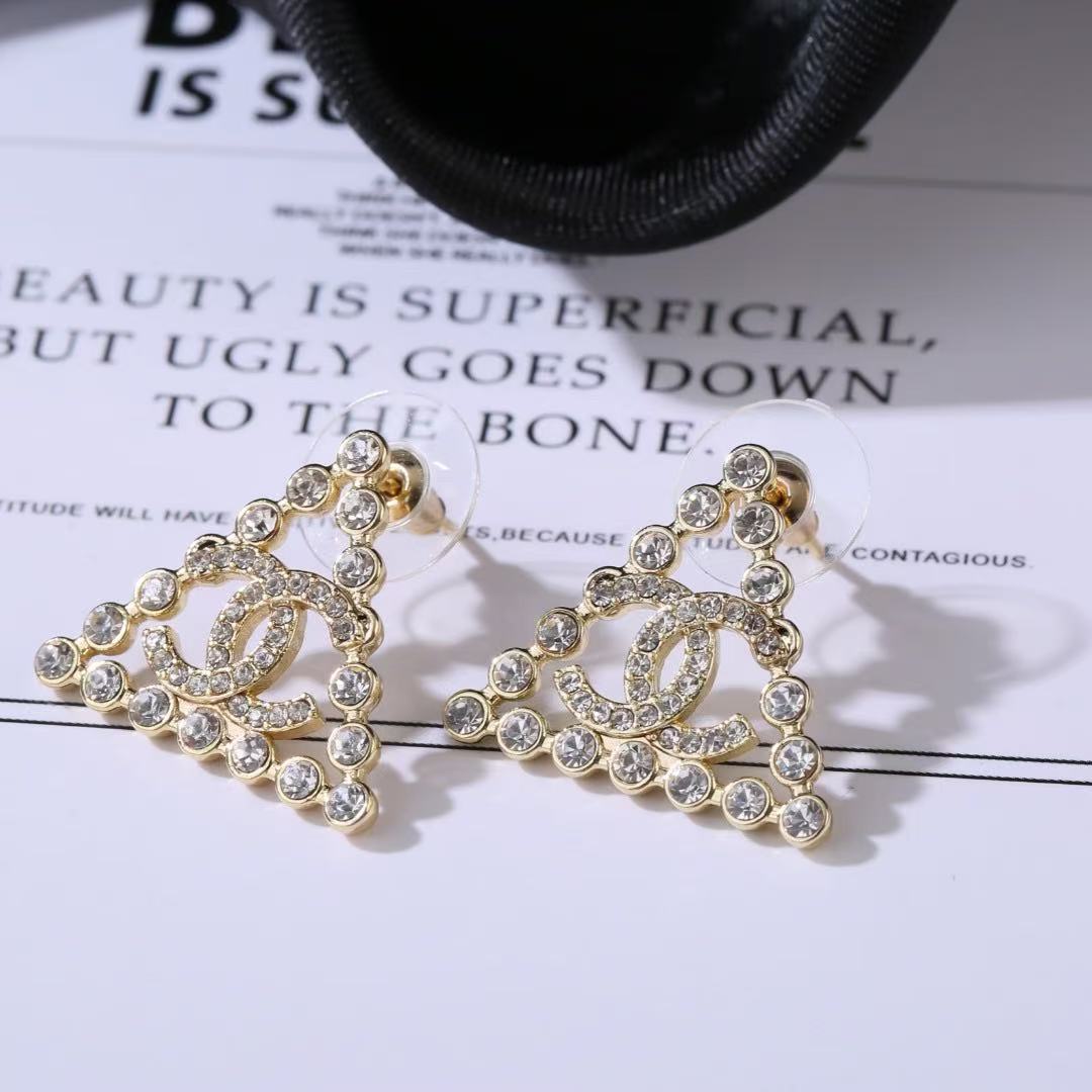Chanel earrings cc Triangular(Replica)