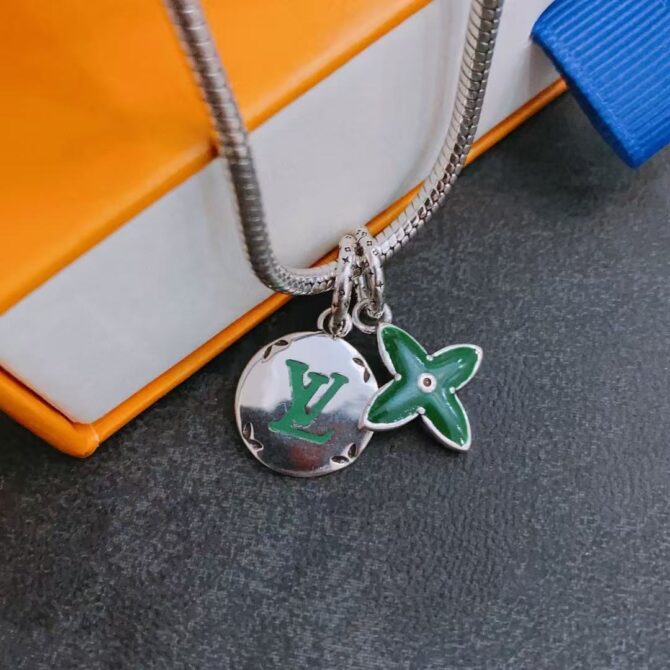 LV monogram charm, green (Replica) – Image 4
