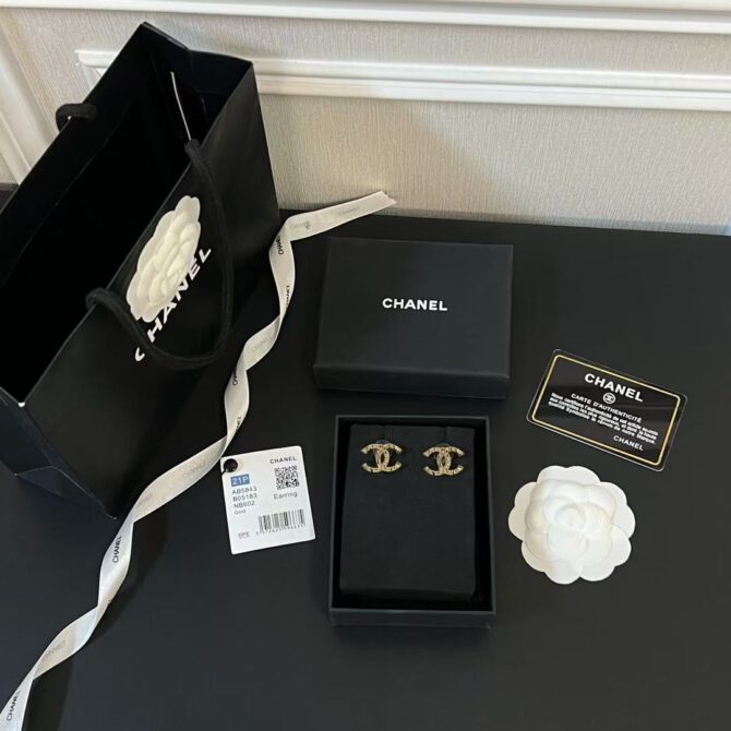 Chanel earrings cc Irregular(Replica) - Image 2
