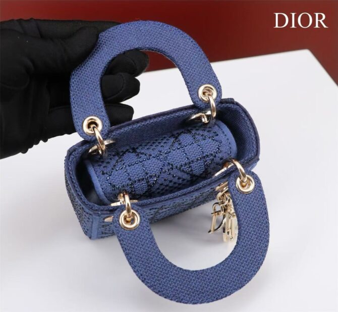 Lady Dior Mini Toile(Replica) – Image 5