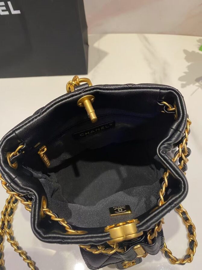Mini Bucket Bag with Vanity Pouch - Image 8