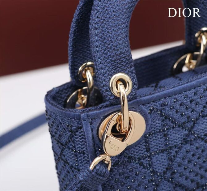 Lady Dior Mini Toile(Replica) – Image 8