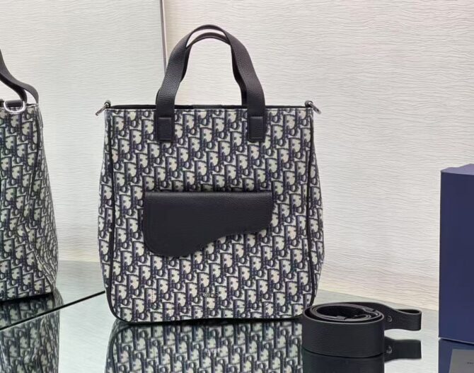 Cabas Saddle Toile Jacquard Dior (Replica)
