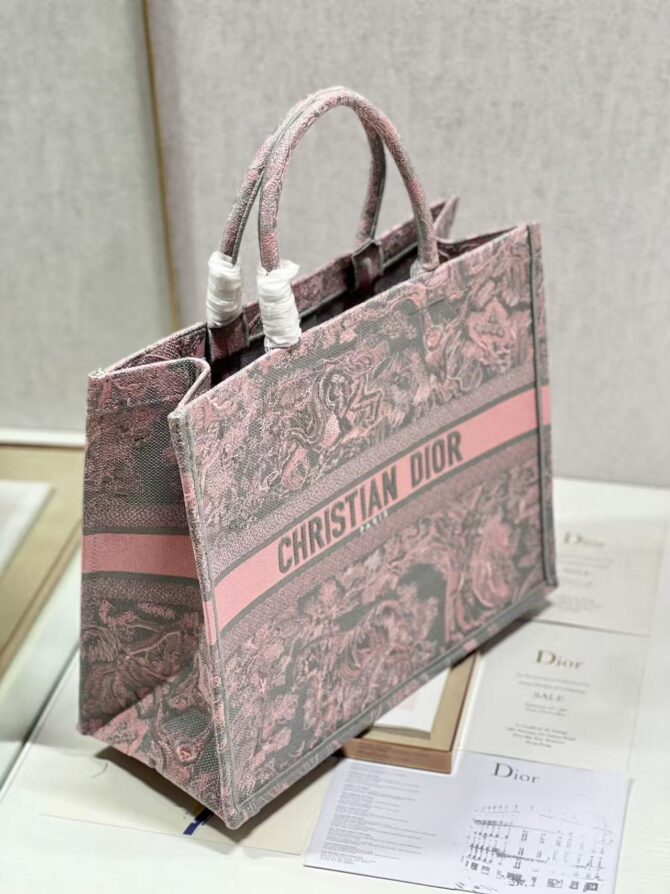 Pink book tote (Replica) - Image 3