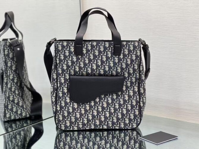 Cabas Saddle Toile Jacquard Dior (Replica) – Image 2