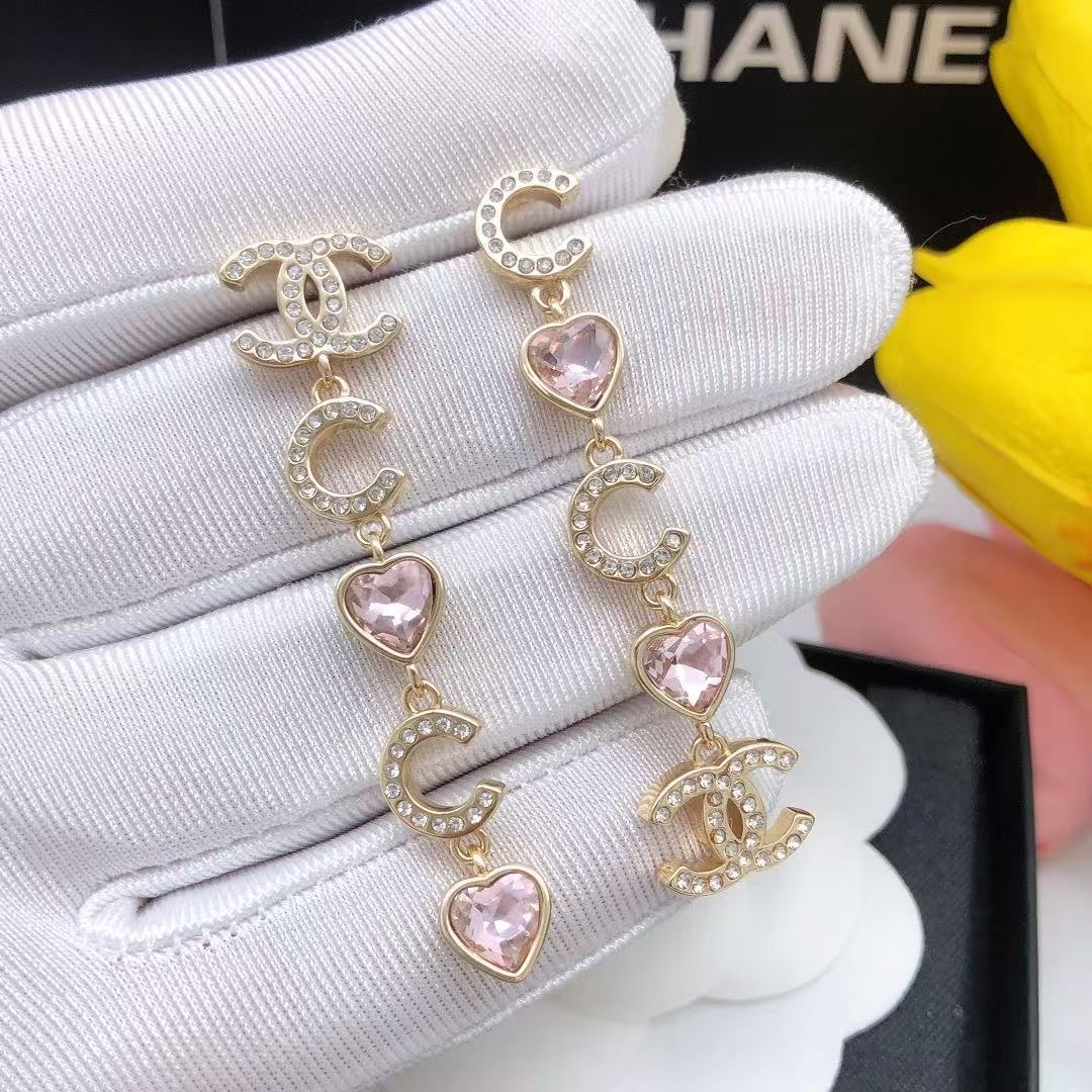 Chanel earrings coco heart (Replica)