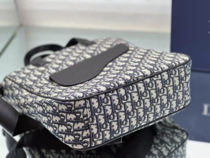 Cabas Saddle Toile Jacquard Dior (Replica) – Image 4
