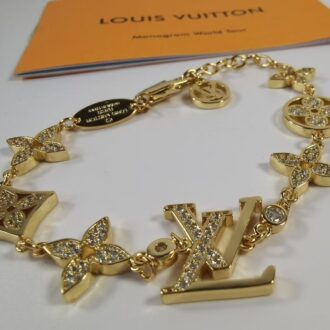 Lv monogram strass (Replica) - golden