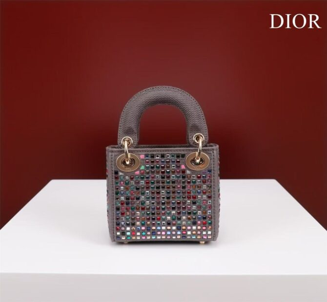 Lady Dior Mini brodé(Replica) – Image 3