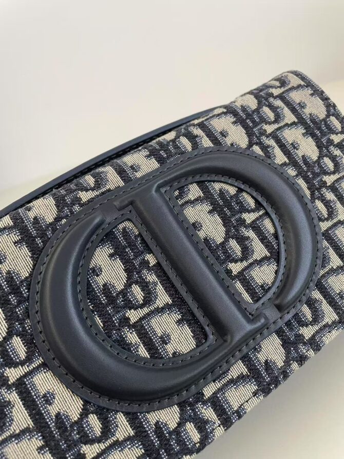 Mini CD Signature  toile Jacquard Dior oblique（Replica) – Image 2