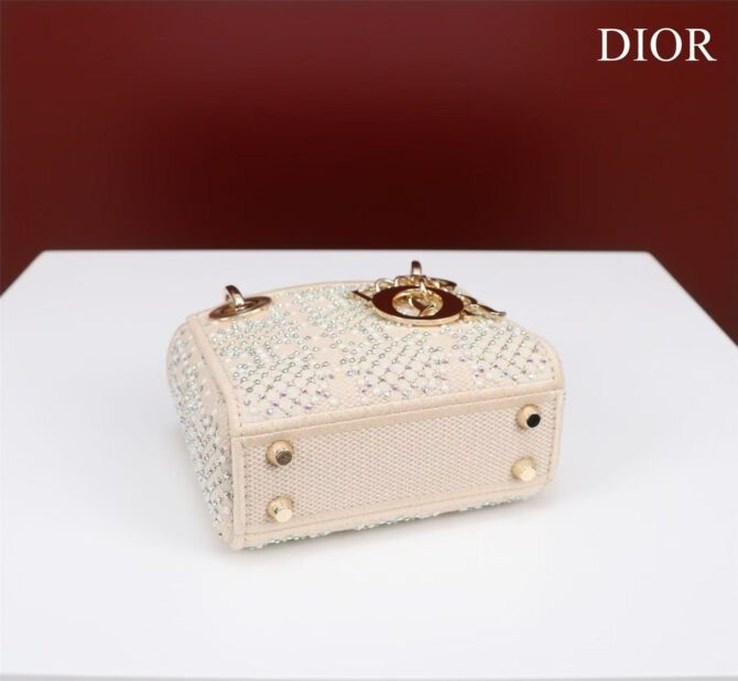 Lady Dior Mini brodé(Replica) – Image 4