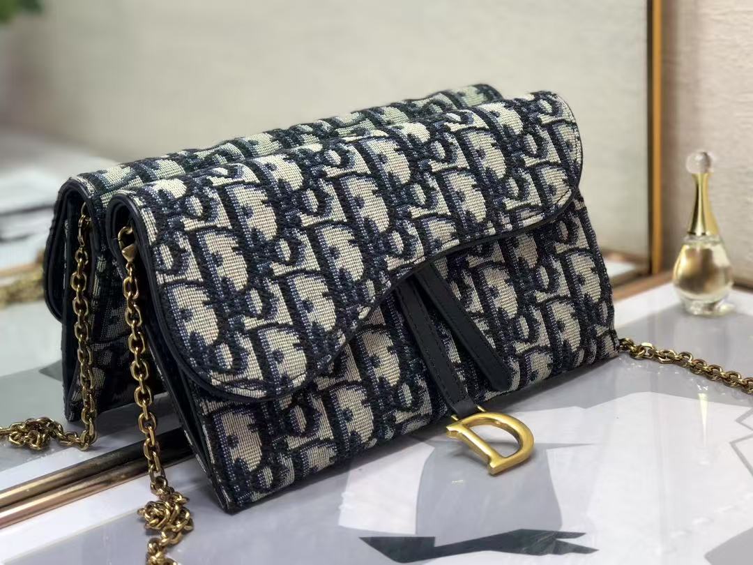 Petite pochette à chaîne Saddle（Replica)