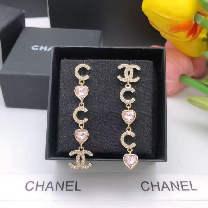 Chanel earrings coco heart (Replica) - Image 6