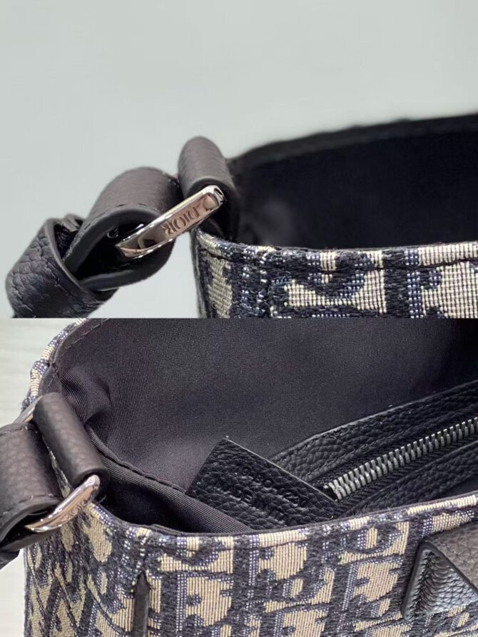 Cabas Saddle Toile Jacquard Dior (Replica) – Image 9
