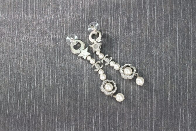 Chanel earrings pearls&star(Replica)