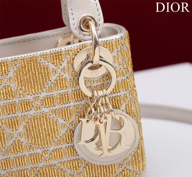 Lady Dior Mini brodé(Replica) – Image 7
