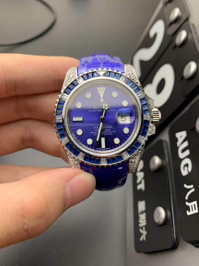 Submariner, diamonds &saphir(Replica)
