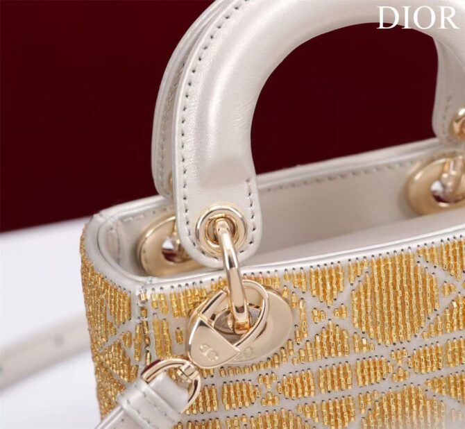Lady Dior Mini brodé(Replica) – Image 8