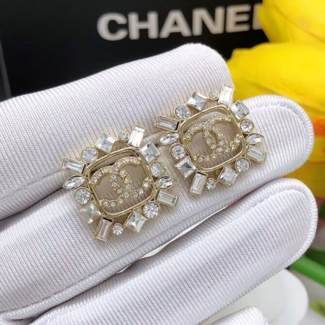 Chanel earrings Diamond Mosaic(Replica) - Image 4
