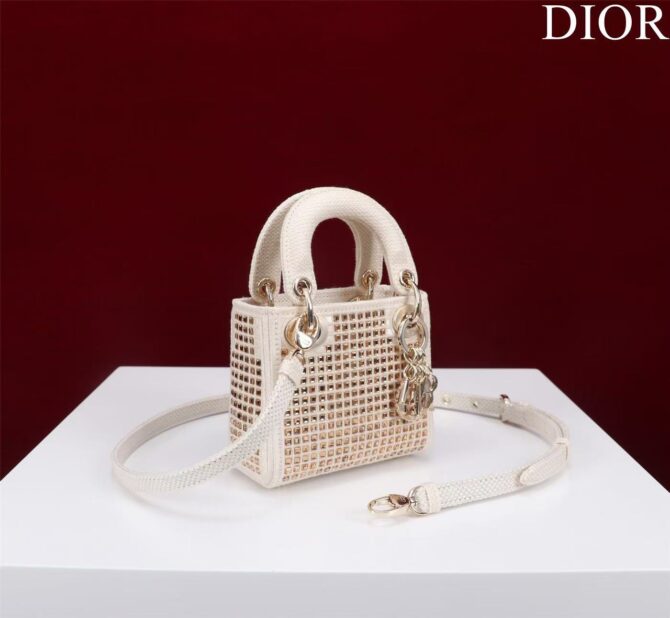 Lady Dior Mini brodé(Replica) – Image 2