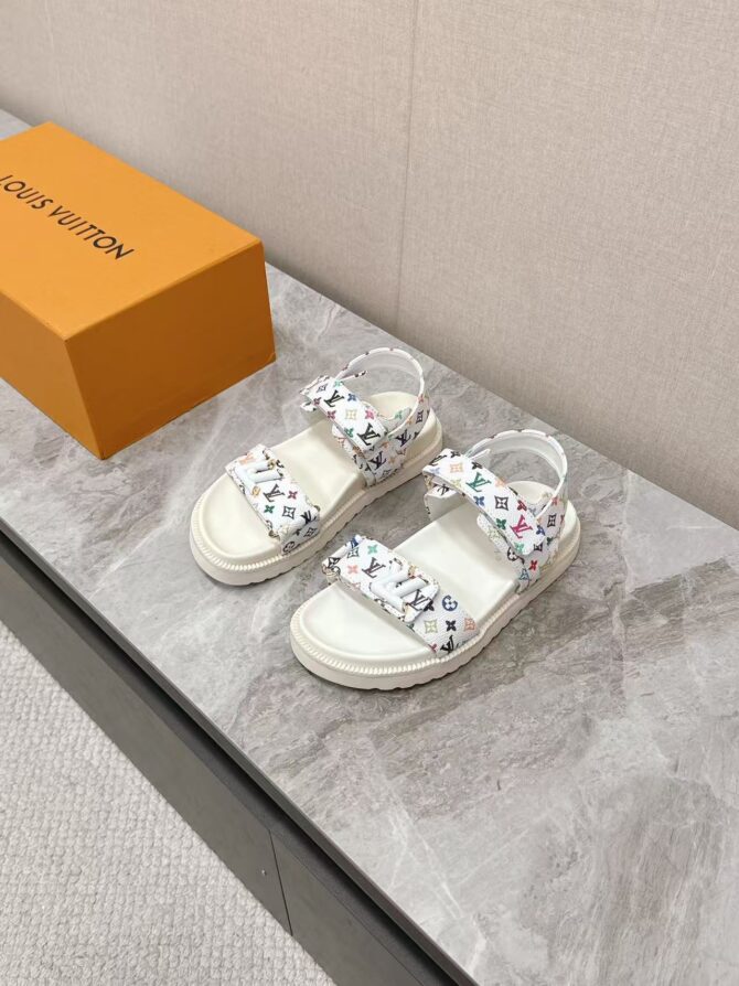 Comfort flat sandal LV Sunset LV x TM(Replica) - Image 3