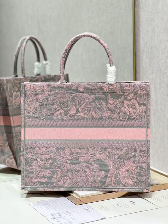 Pink book tote (Replica) - Image 6