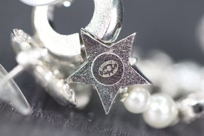 Chanel earrings pearls&star(Replica) - Image 4