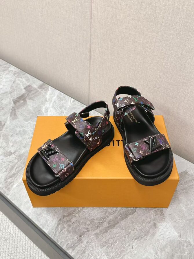 Comfort flat sandal LV Sunset LV x TM(Replica) - Image 6