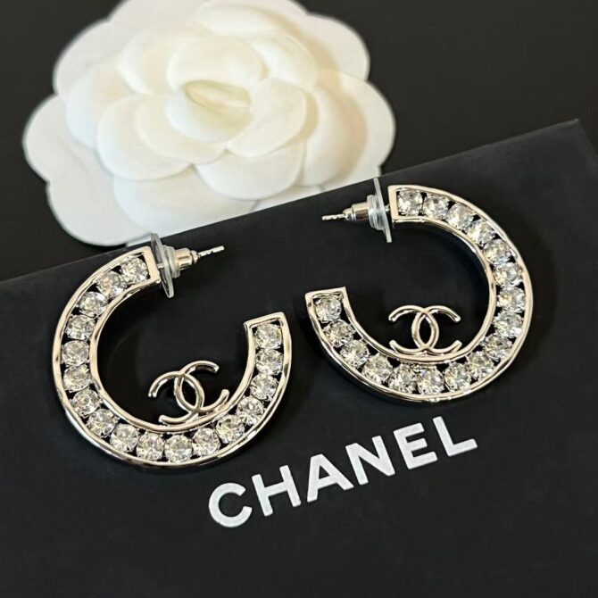 Chanel earrings cc open-circle(Replica)