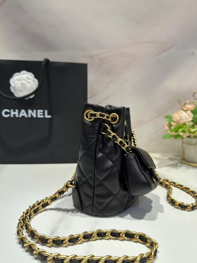 Mini Bucket Bag with Vanity Pouch - Image 3