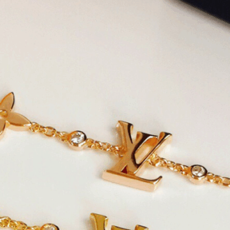 LV strass(Replica) - Rose Gold