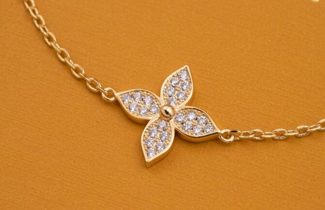 Star Color Blossom BB, rose gold diamonds(Replica) – Image 3