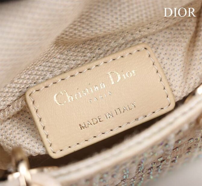 Lady Dior Mini brodé(Replica) – Image 9