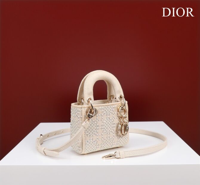 Lady Dior Mini brodé(Replica) – Image 2