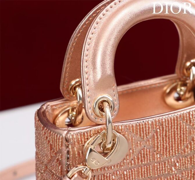 Lady Dior Mini brodé(Replica) – Image 8