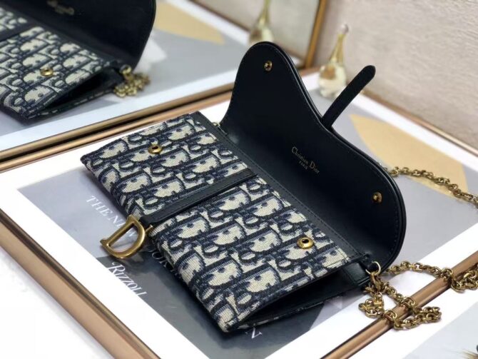 Petite pochette à chaîne Saddle（Replica) – Image 8