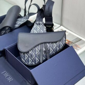 Saddle bag blue diamonds (Replica)