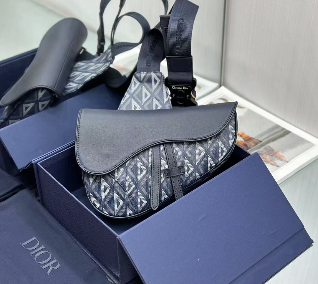 Saddle bag blue diamonds (Replica)