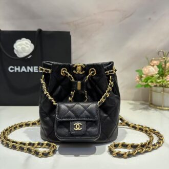 Mini Bucket Bag with Vanity Pouch