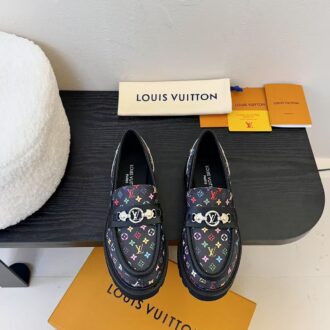 Mocassin LV x TM(Replica) - Black, 36