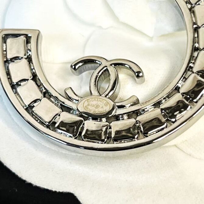 Chanel earrings cc open-circle(Replica) - Image 6