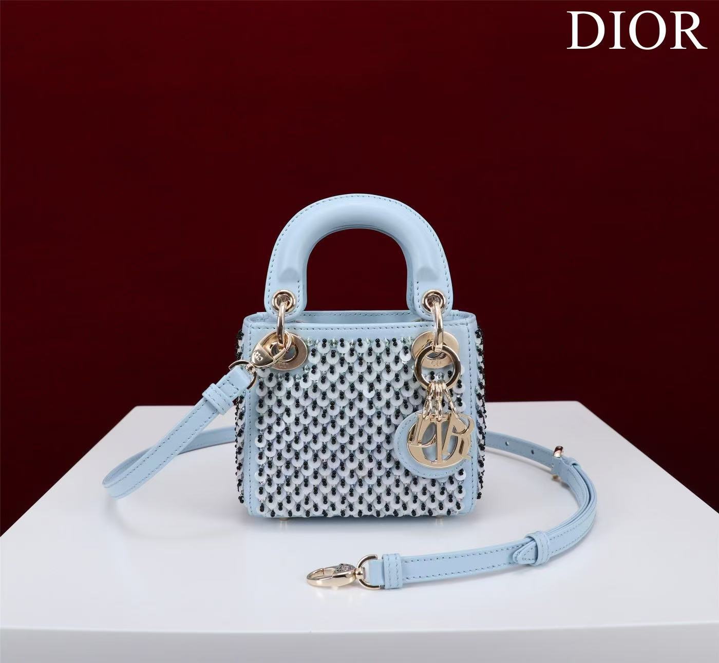 Lady Dior Mini perles(Replica)