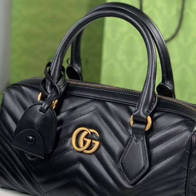 Sac à main GG Marmont noir   (Replica) – Image 6