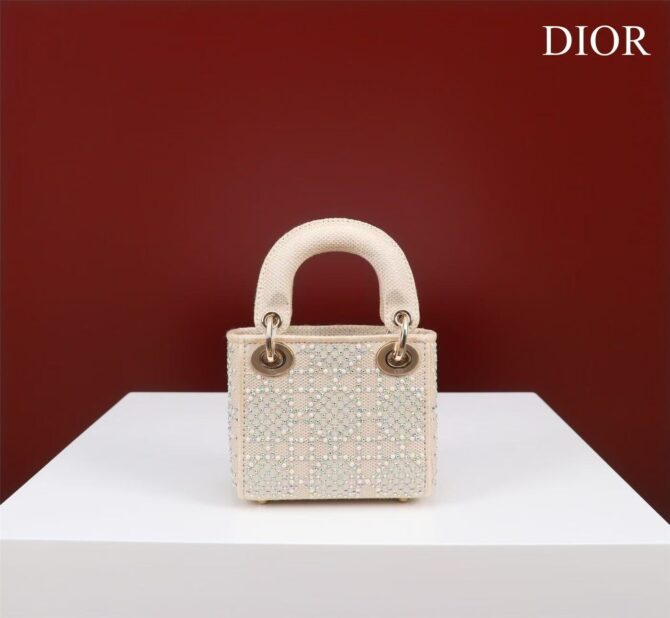 Lady Dior Mini brodé(Replica) – Image 3