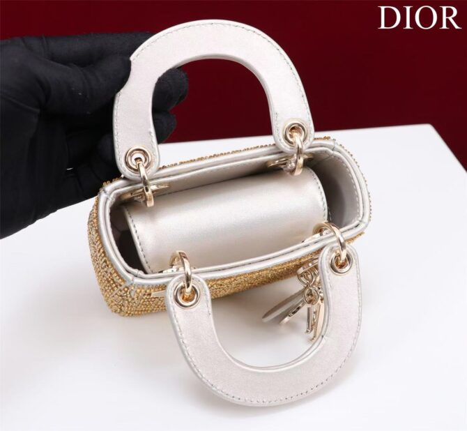 Lady Dior Mini brodé(Replica) – Image 6