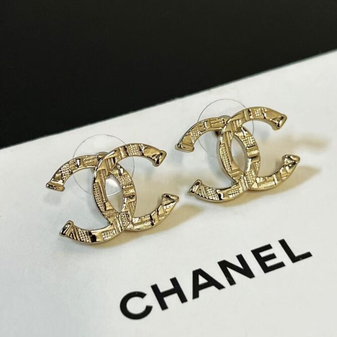 Chanel earrings cc Irregular(Replica) - Image 4