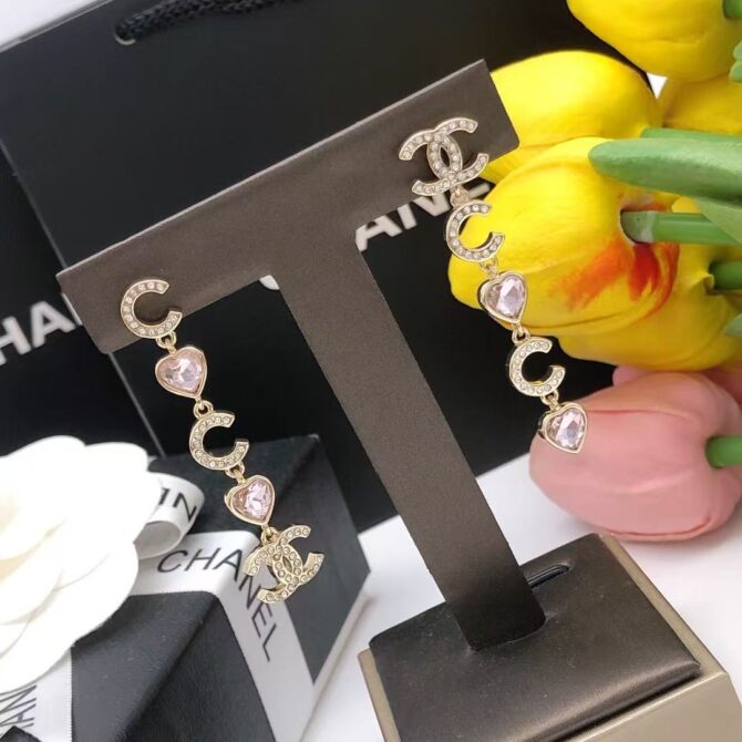 Chanel earrings coco heart (Replica) - Image 7
